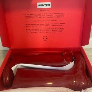 Women's Original Tall Gloss Rain Boots (Military Red)
